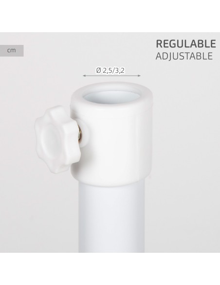 Base metálica rebatível para guarda-sol Ø25-32 mm | Aktive