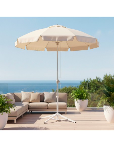 Base metálica rebatível para guarda-sol Ø25-32 mm | Aktive