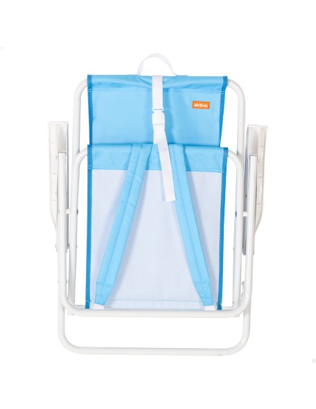 Mochila dobrável azul para praia 44x40x81 cm Aktive | Distria