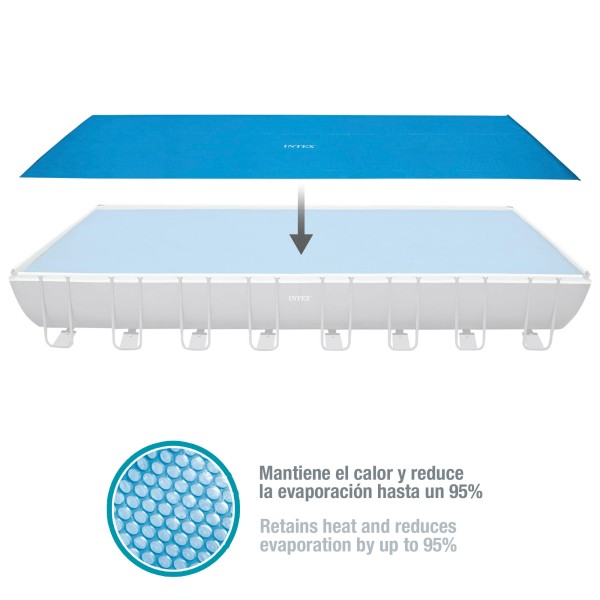 Cobertor solar INTEX piscinas 975 x 488 cm | Acc. Piscinas