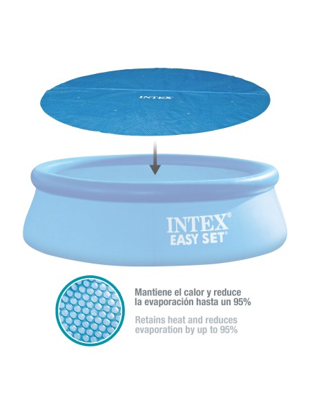 Cobertura solar para piscina INTEX Ø244 cm | Distria