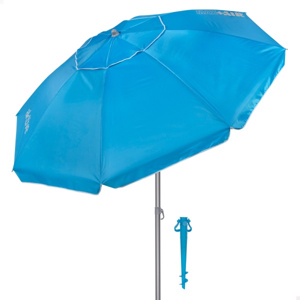 Guarda-sol de praia azul 200 cm Aktive | Distria