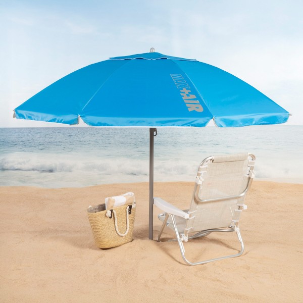 Guarda-sol de praia azul 200 cm Aktive | Distria