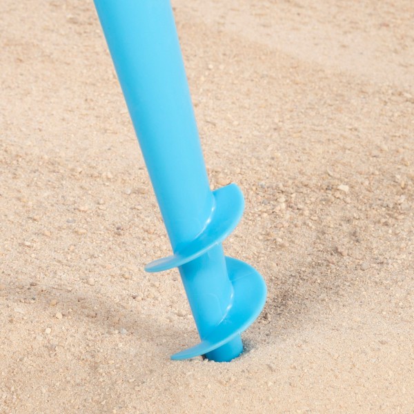 Guarda-sol de praia azul 200 cm Aktive | Distria