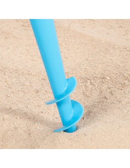 Guarda-sol de praia azul 200 cm Aktive | Distria