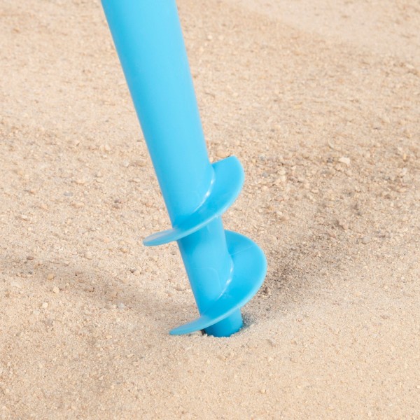 Guarda-sol de praia azul 220 cm Aktive | Distria