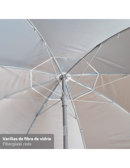 Guarda-sol de praia azul 220 cm Aktive | Distria