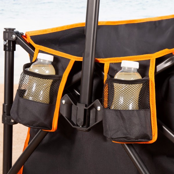 Trolley de praia preto XXL Aktive 4 rodas | Distria