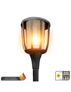 Sinalizador solar LED, luz quente, detecção de movimento | Distria 2