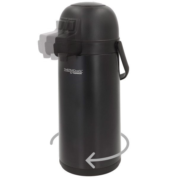 Garrafa térmica aço inoxidável de 1,9L preta Thermos | Distria