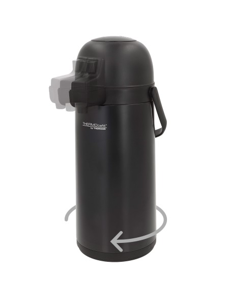 Garrafa térmica aço inoxidável de 1,9L preta Thermos | Distria