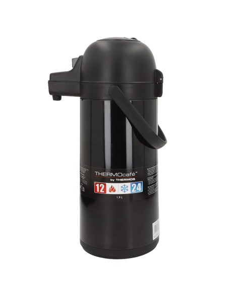 Garrafa térmica aço inoxidável de 1,9L preta Thermos | Distria