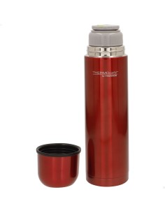 Garrafa térmica aço inoxidável Thermos vermelha 1L | Distria
