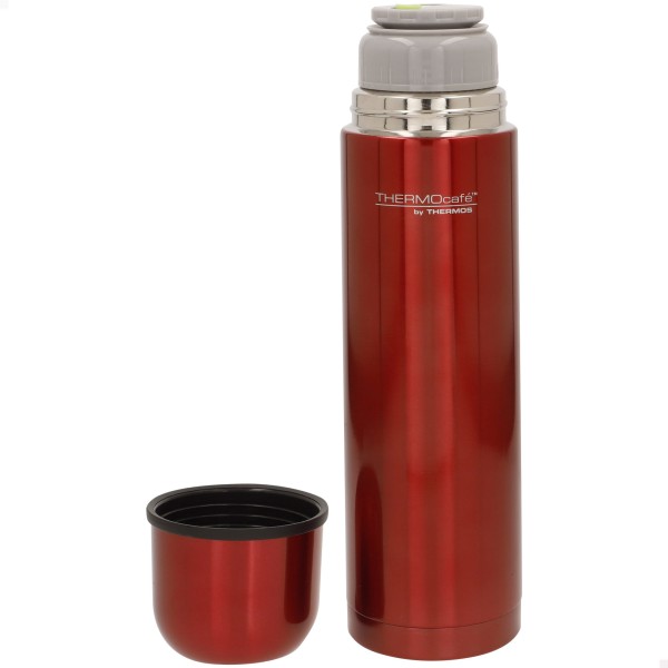 Garrafa térmica aço inoxidável Thermos vermelha 1L | Distria