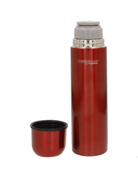 Garrafa térmica aço inoxidável Thermos vermelha 1L | Distria
