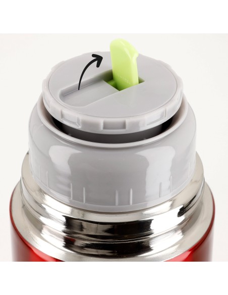 Garrafa térmica aço inoxidável Thermos vermelha 1L | Distria