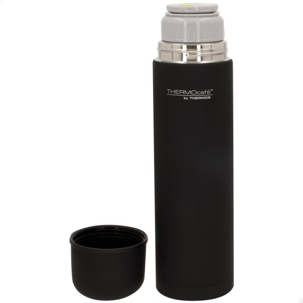Garrafa térmica de aço inoxidável 1L preta Thermos | Distria