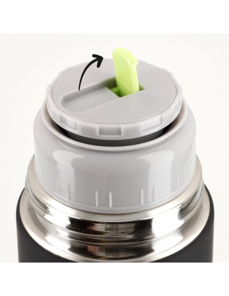 Garrafa térmica de aço inoxidável 1L preta Thermos | Distria