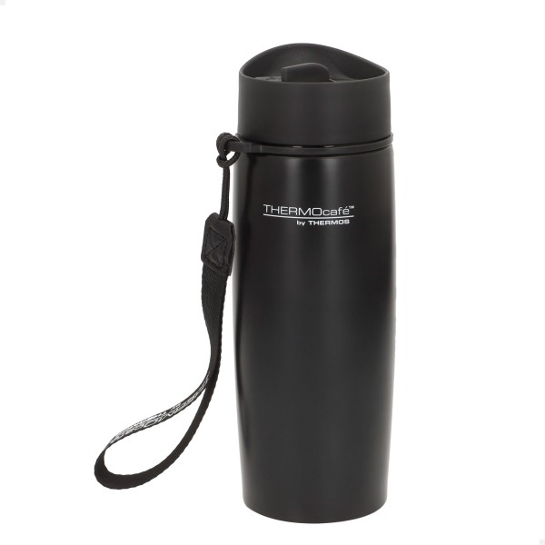 Garrafa térmica de 350 ml em aço inoxidável preto Thermos | Distria