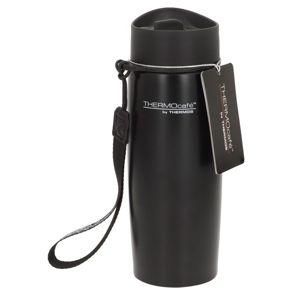 Garrafa térmica de 350 ml em aço inoxidável preto Thermos | Distria