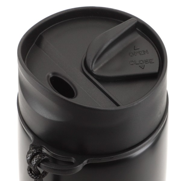 Garrafa térmica de 500 ml em aço inoxidável preto Thermos | Distria
