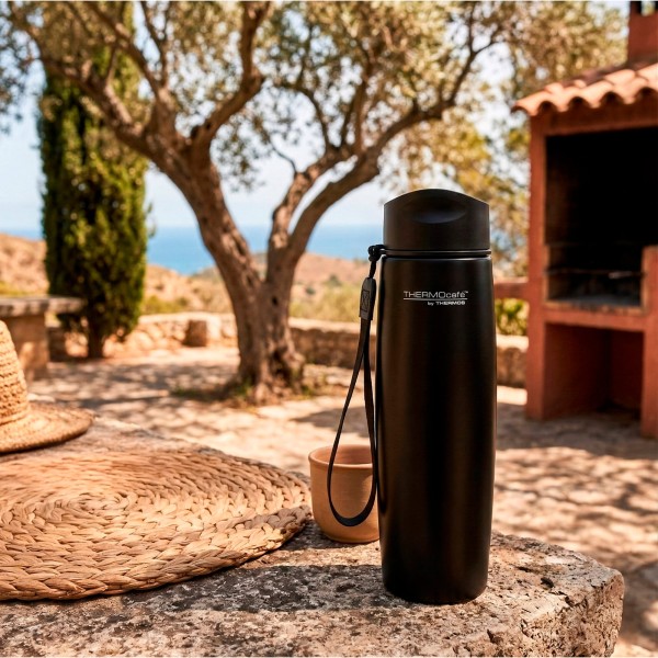 Garrafa térmica de 500 ml em aço inoxidável preto Thermos | Distria