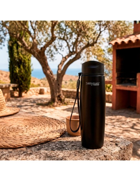 Garrafa térmica de 500 ml em aço inoxidável preto Thermos | Distria