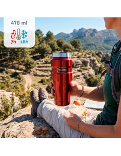 Copo de aço inoxidável Thermos 470 ml vermelho Thermos | Distria 2