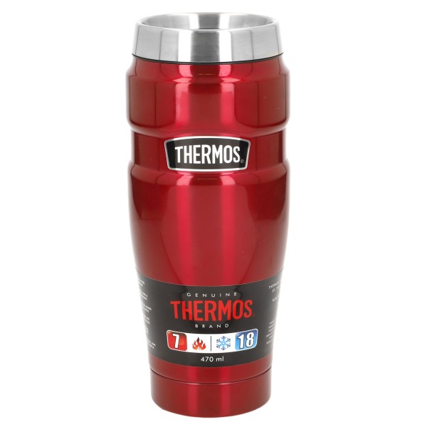 Copo de aço inoxidável Thermos 470 ml vermelho Thermos | Distria