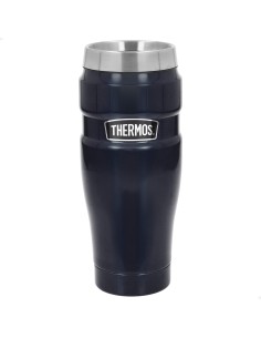 Garrafa térmica de aço inoxidável 470 ml azul Thermos | Distria