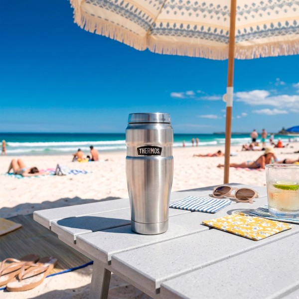 Copo de aço inoxidável Thermos 470 ml prata Thermos | Distria