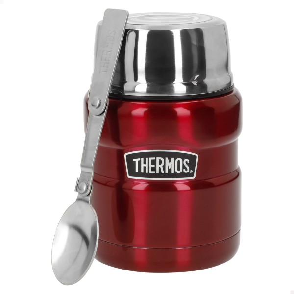 Térmo para comida em aço inoxidável 470 ml vermelho | Distria