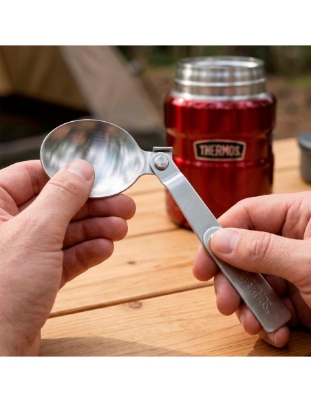 Térmo para comida em aço inoxidável 470 ml vermelho | Distria