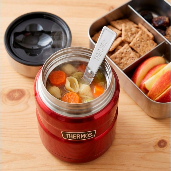 Térmo para comida em aço inoxidável 470 ml vermelho | Distria