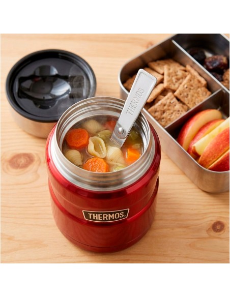 Térmo para comida em aço inoxidável 470 ml vermelho | Distria