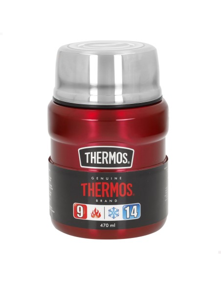 Térmo para comida em aço inoxidável 470 ml vermelho | Distria