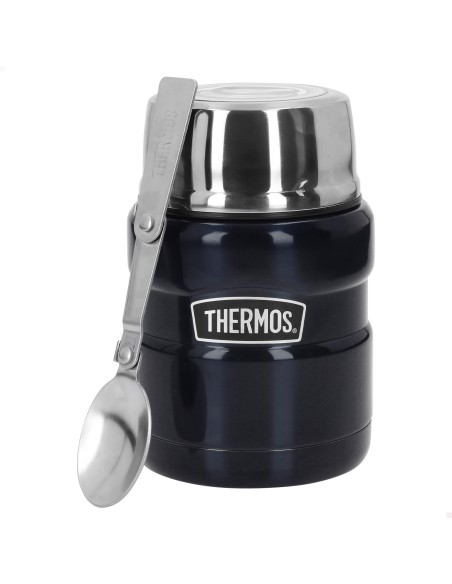 Térmo para comida em aço inoxidável 470 ml azul | Distria