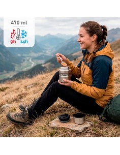 Térmo para comida em aço inoxidável 470 ml prata | Distria 2