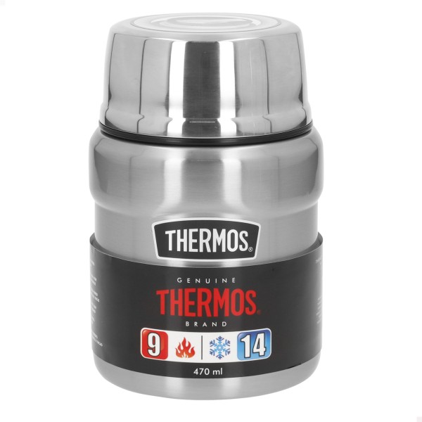 Térmo para comida em aço inoxidável 470 ml prata | Distria