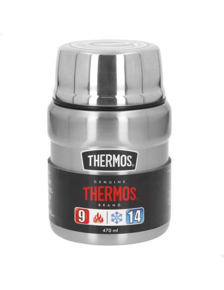 Térmo para comida em aço inoxidável 470 ml prata | Distria