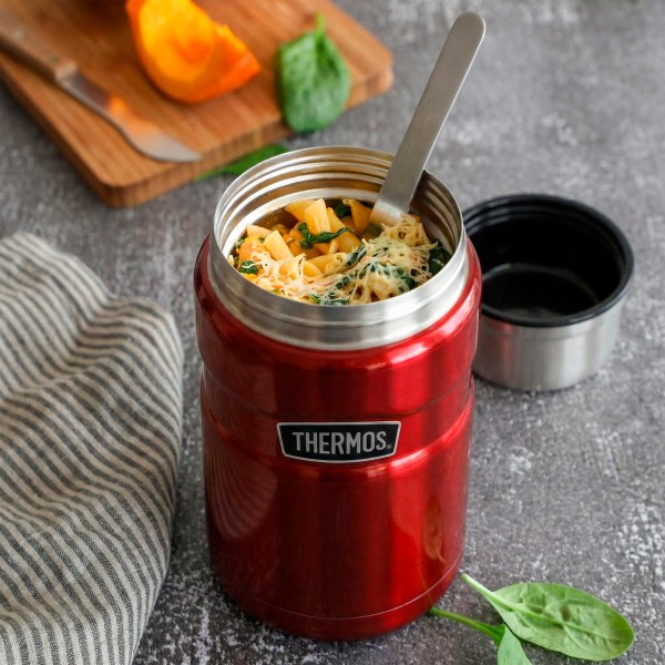 Garrafa térmica para alimentos 710 ml vermelha | Distria