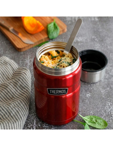 Garrafa térmica para alimentos 710 ml vermelha | Distria