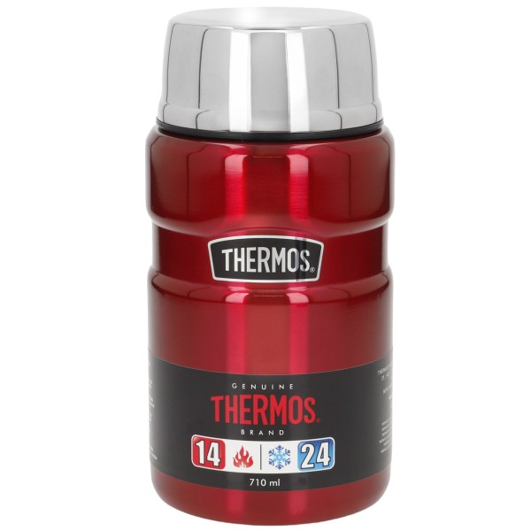 Garrafa térmica para alimentos 710 ml vermelha | Distria