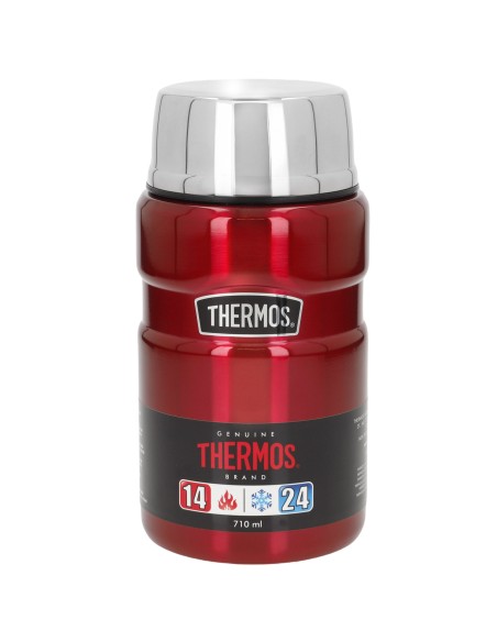 Garrafa térmica para alimentos 710 ml vermelha | Distria