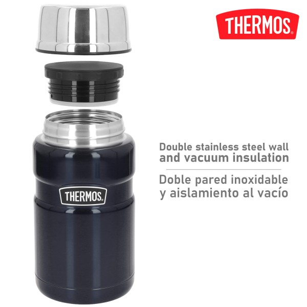Garrafa térmica para alimentos 710 ml azul | Distria