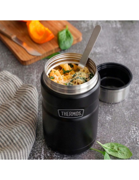 Garrafa térmica para alimentos 710 ml preto | Distria