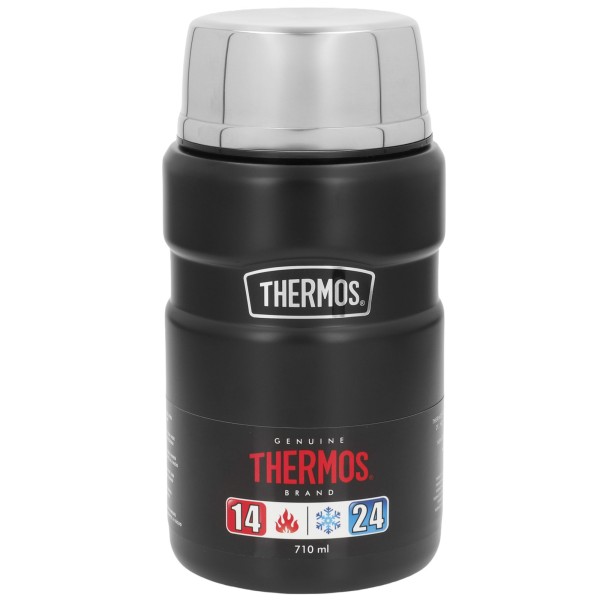 Garrafa térmica para alimentos 710 ml preto | Distria