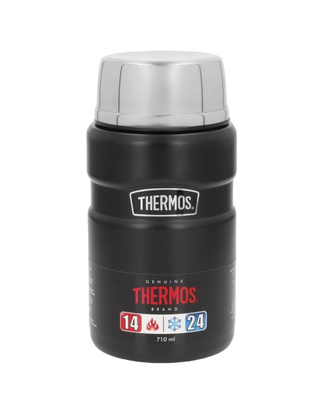 Garrafa térmica para alimentos 710 ml preto | Distria