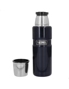 Frasco de aço inoxidável de 470 ml azul Thermos | Distria