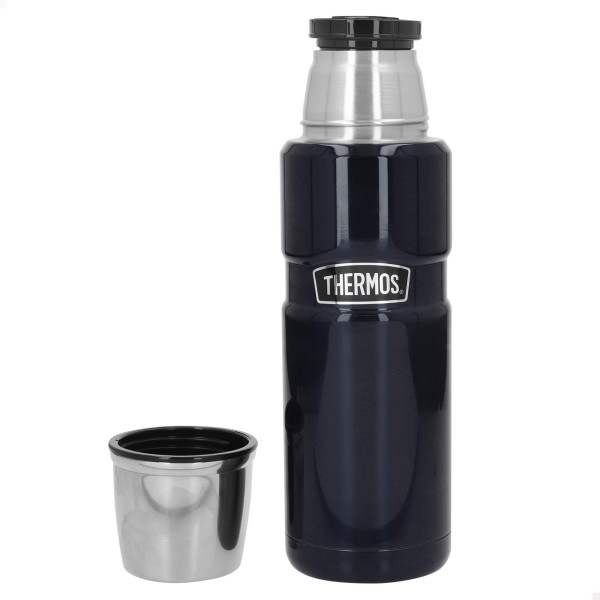Frasco de aço inoxidável de 470 ml azul Thermos | Distria